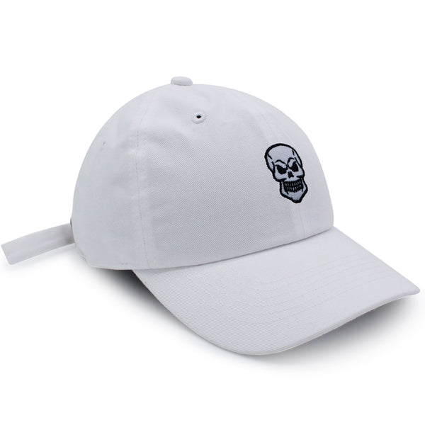 Skull Front View Dad Hat Embroidered Baseball Cap Grunge