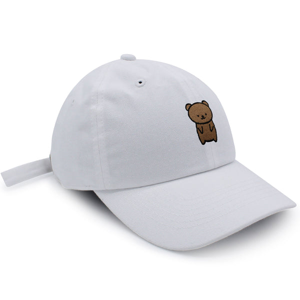 Bear Dad Hat Embroidered Baseball Cap Teddy Bear Brown