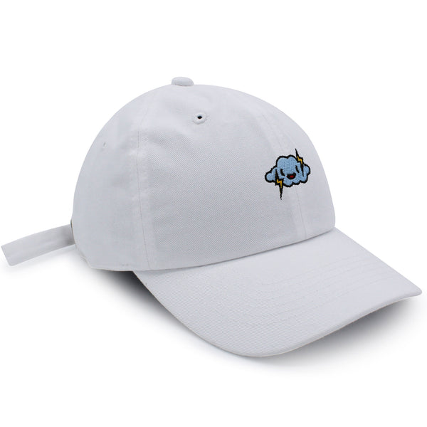 Cloud Dad Hat Embroidered Baseball Cap Ligthning Thunder