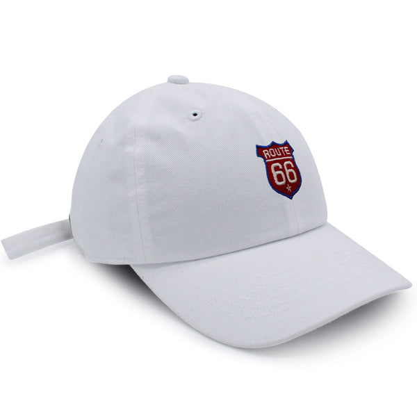 Route 66 Dad Hat Embroidered Baseball Cap Roadtrip Highway 66