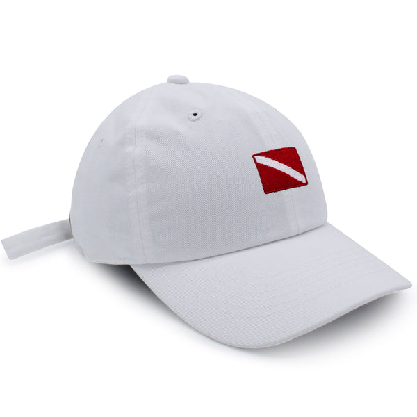 Diving Flag Dad Hat Embroidered Baseball Cap Flag Symbol