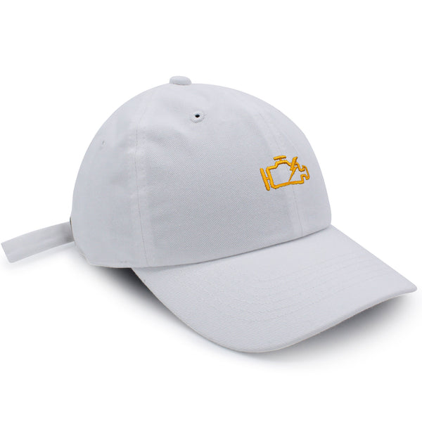 Check Engine Light Dad Hat Embroidered Baseball Cap Car Racer