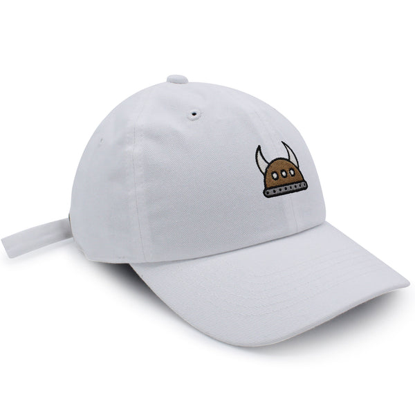 Horned Viking Helmet  Dad Hat Embroidered Baseball Cap Cartoon