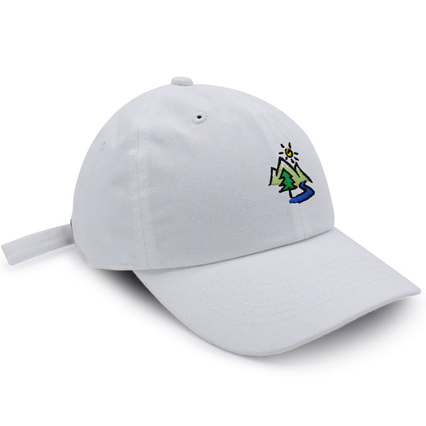 Mountain Dad Hat Embroidered Baseball Cap Image