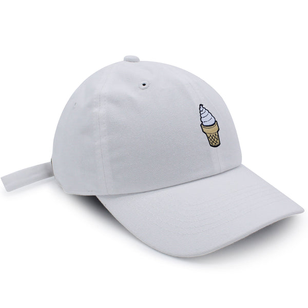 Ice Cream Cone Dad Hat Embroidered Baseball Cap Foodie