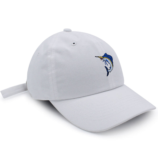 Marlin Dad Hat Embroidered Baseball Cap