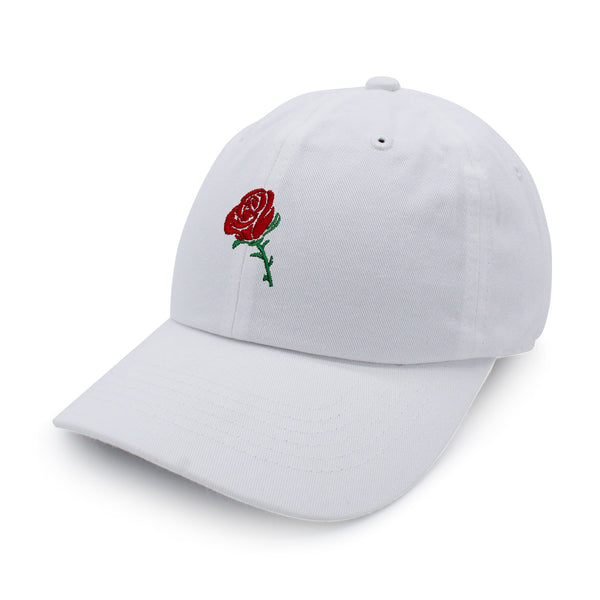 Rose Dad Hat Embroidered Baseball Cap Flower Floral Love