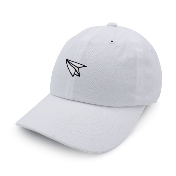 Paper Airplane Dad Hat Embroidered Baseball Cap Plane Sky