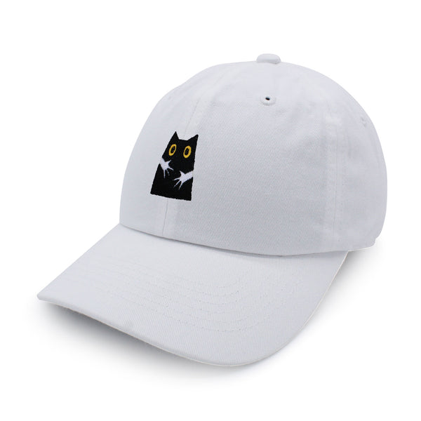 Hugs Dad Hat Embroidered Baseball Cap Black Cat Mom