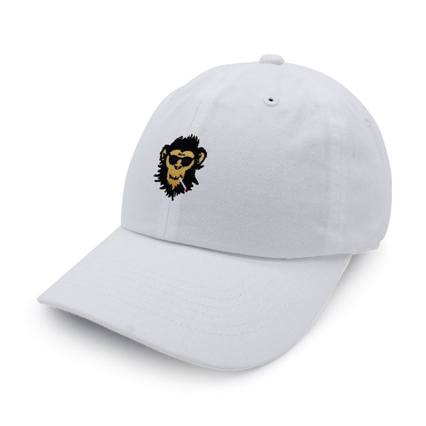 Smoking Monkey Dad Hat Embroidered Baseball Cap Wild Animal Funny