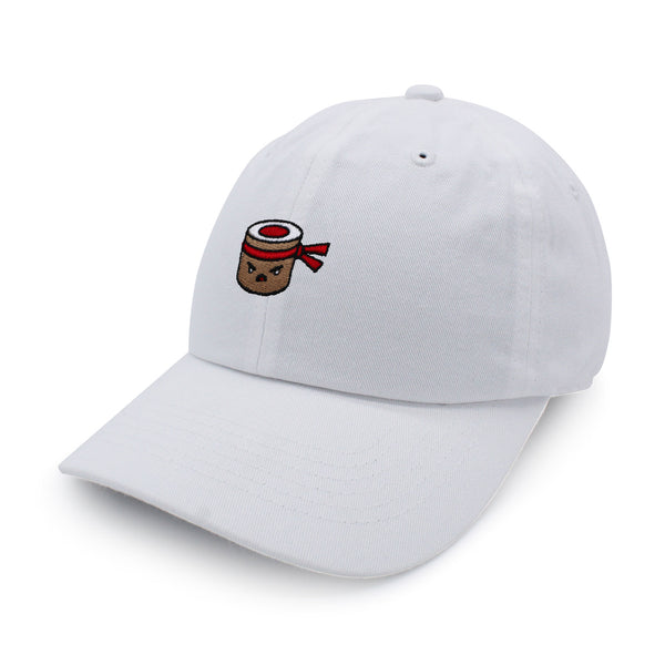 Angry Sushi Dad Hat Embroidered Baseball Cap Japanese