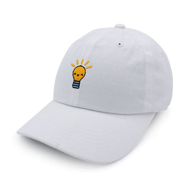 Happy Bulb Dad Hat Embroidered Baseball Cap Lightbulb Idea