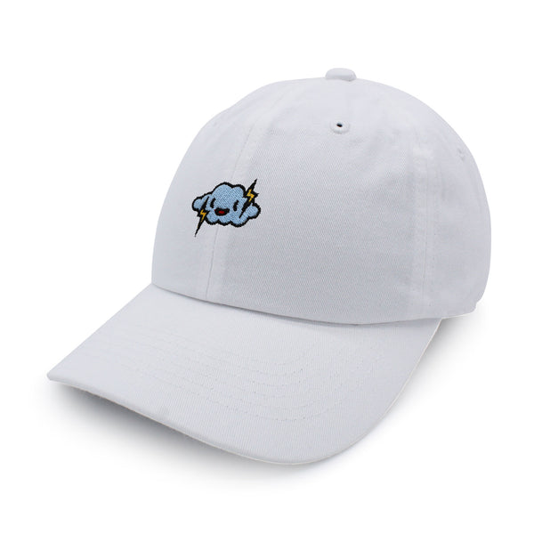 Cloud Dad Hat Embroidered Baseball Cap Ligthning Thunder