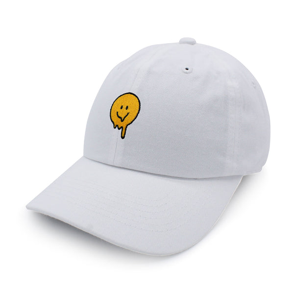 Melted Smile Dad Hat Embroidered Baseball Cap Sad Face