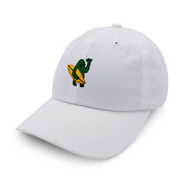 Hola Dad Hat Embroidered Baseball Cap Surfing Green