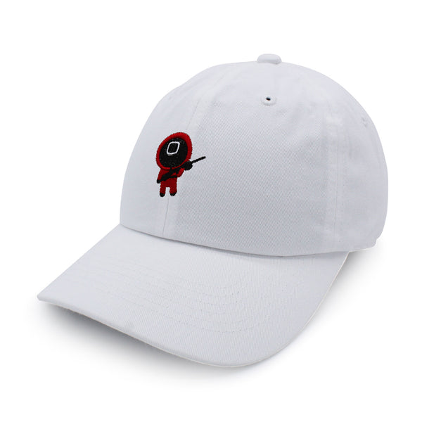 Squidman Dad Hat Embroidered Baseball Cap Game Death