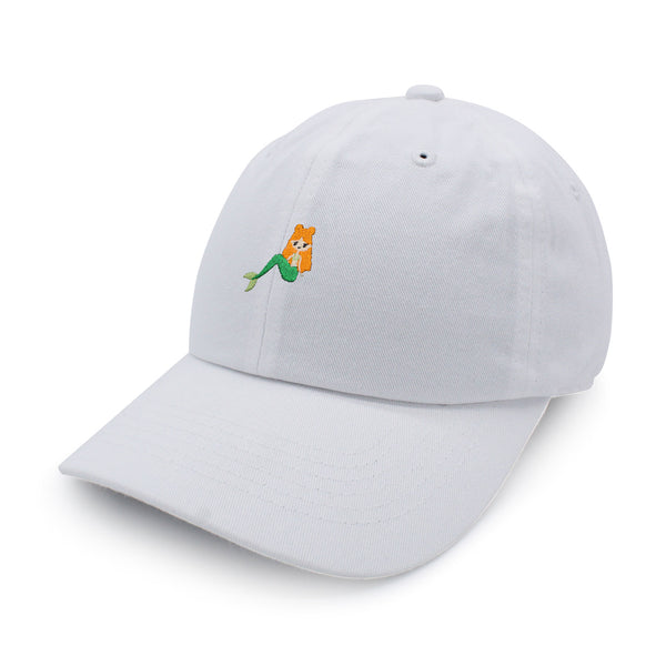 Mermaid Dad Hat Embroidered Baseball Cap Fish Girl