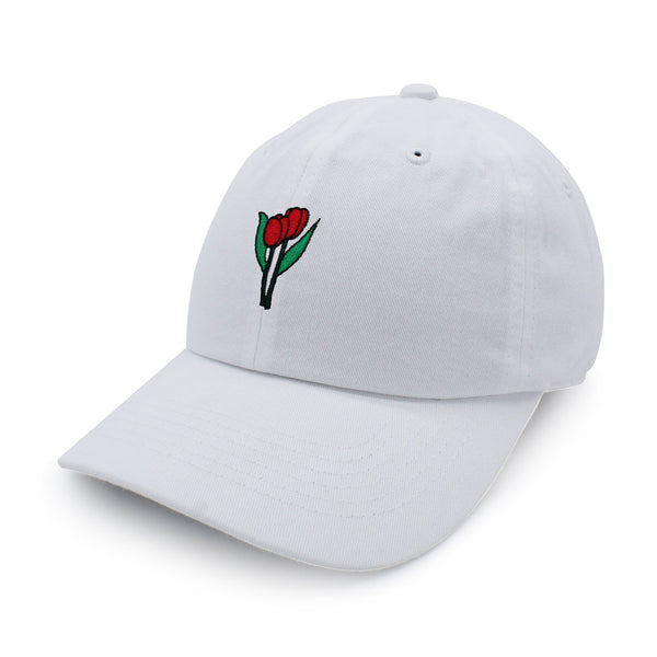 Tulips Dad Hat Embroidered Baseball Cap Flower Plant