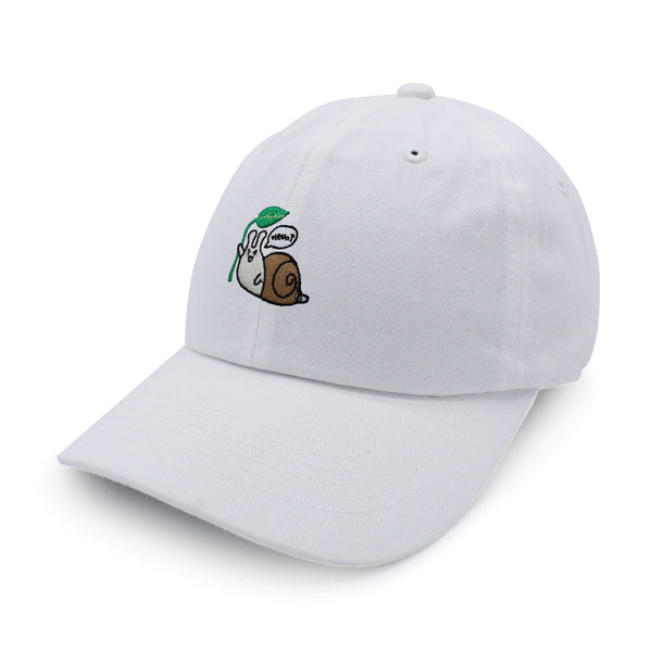 Hello Snail Dad Hat Embroidered Baseball Cap Cute Character