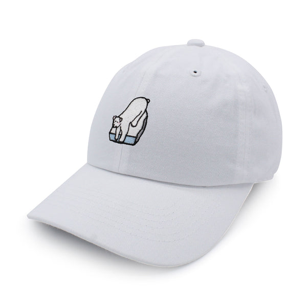 Polar Bear Dad Hat Embroidered Baseball Cap Coke Soda