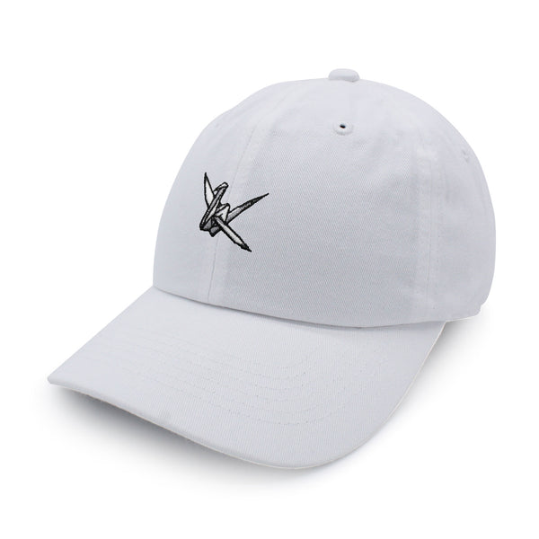 Origami Crane Dad Hat Embroidered Baseball Cap Paper Swan