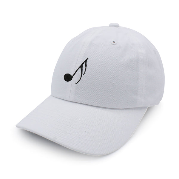 16th Note Dad Hat Embroidered Baseball Cap Music Symbol