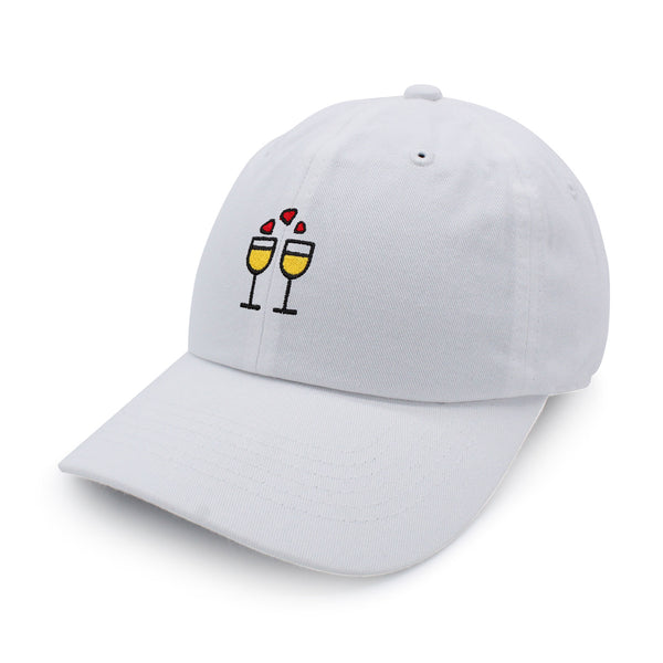 Champagne  Dad Hat Embroidered Baseball Cap Glasses