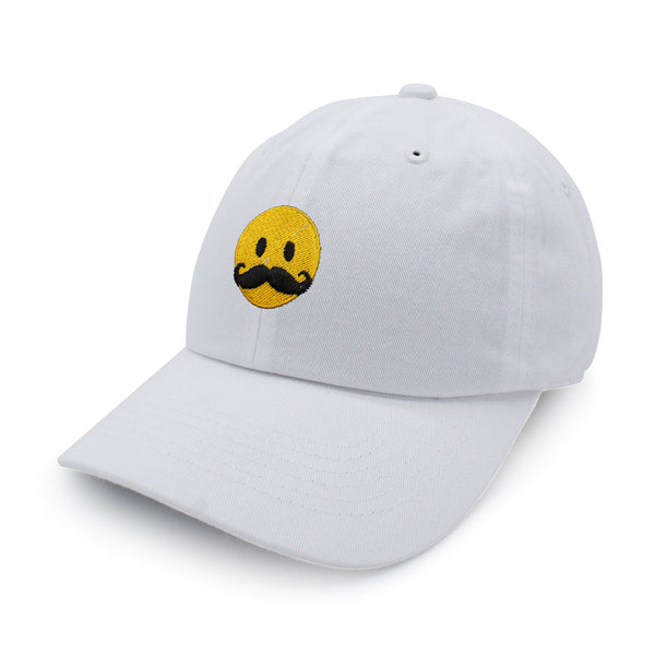 Mustache Emoji Dad Hat Embroidered Baseball Cap Funny