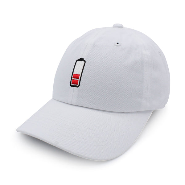 Low Battery Dad Hat Embroidered Baseball Cap Phone