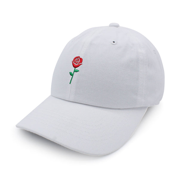 Rose Dad Hat Embroidered Baseball Cap Flower