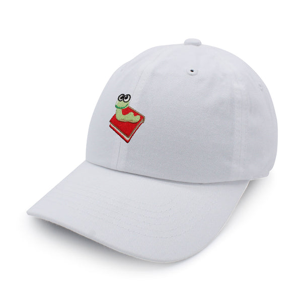 Bookworm Dad Hat Embroidered Baseball Cap Bug Funny