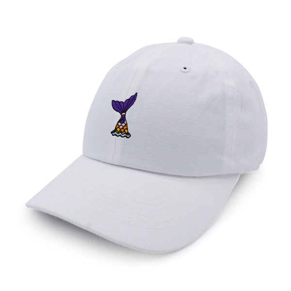 Mermaid Tail Dad Hat Embroidered Baseball Cap Cute