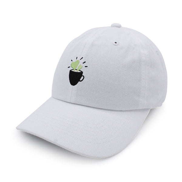 Plant in Mug Dad Hat Embroidered Baseball Cap Plant