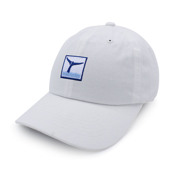 Whale Tail Dad Hat Embroidered Baseball Cap Ocean Logo