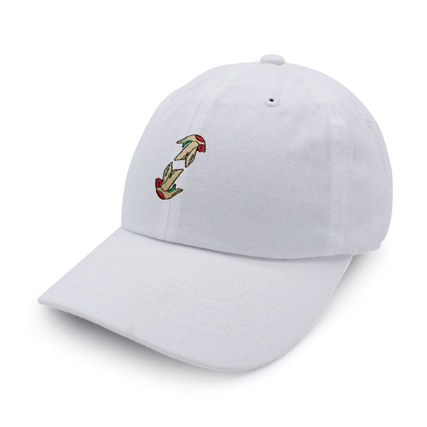 Two Birds Dad Hat Embroidered Baseball Cap Flying Bird