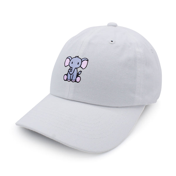 Sitting Elephant Dad Hat Embroidered Baseball Cap Cute Sitting