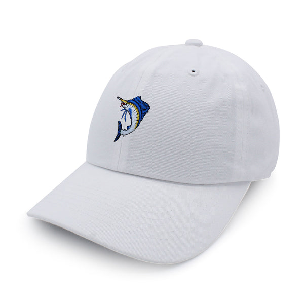 Marlin Dad Hat Embroidered Baseball Cap