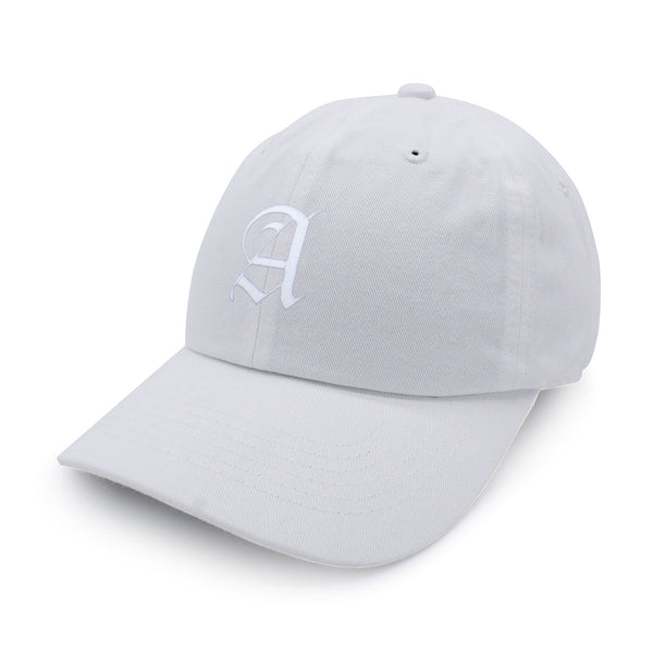 Old English Letter A Dad Hat Embroidered Baseball Cap English Alphabet