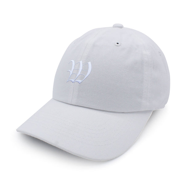 Old English Letter W Dad Hat Embroidered Baseball Cap English Alphabet