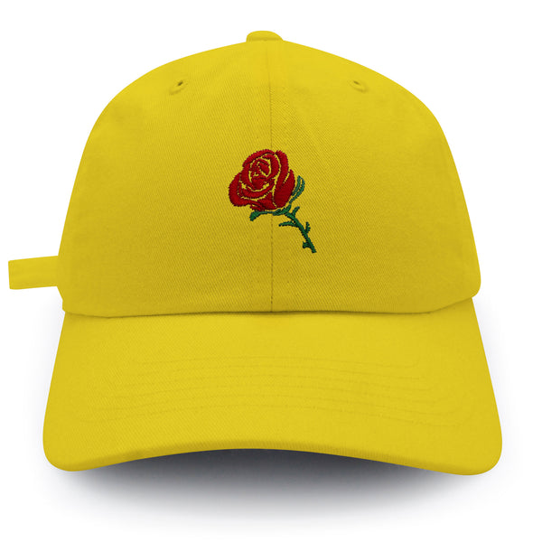 Rose Dad Hat Embroidered Baseball Cap Flower Floral Love