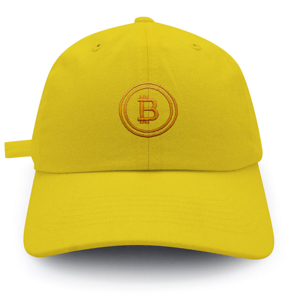 Bitcoin Dad Hat Embroidered Baseball Cap Cryptocurrency