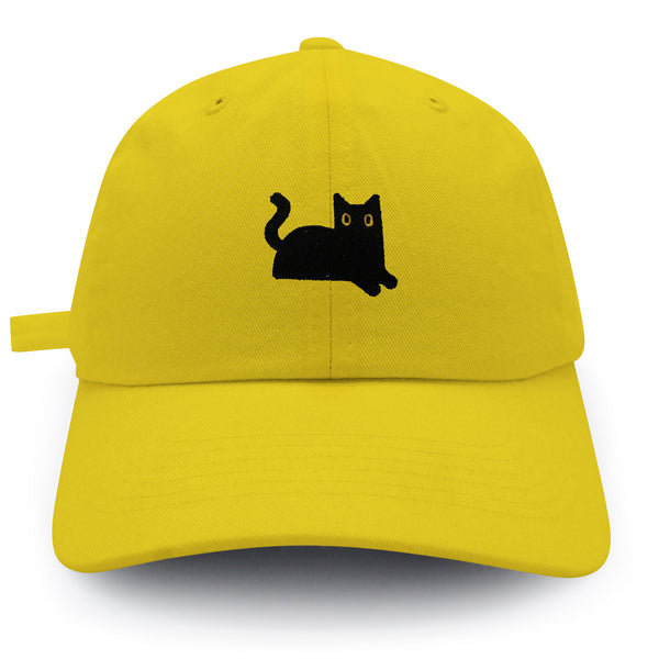 Black Cat Dad Hat Embroidered Baseball Cap Cat Mom