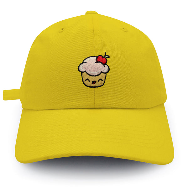 Happy Cupcake Dad Hat Embroidered Baseball Cap Muffin Sweet