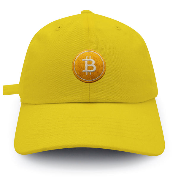 Bitcoin Dad Hat Embroidered Baseball Cap Cryptocurrency Investing