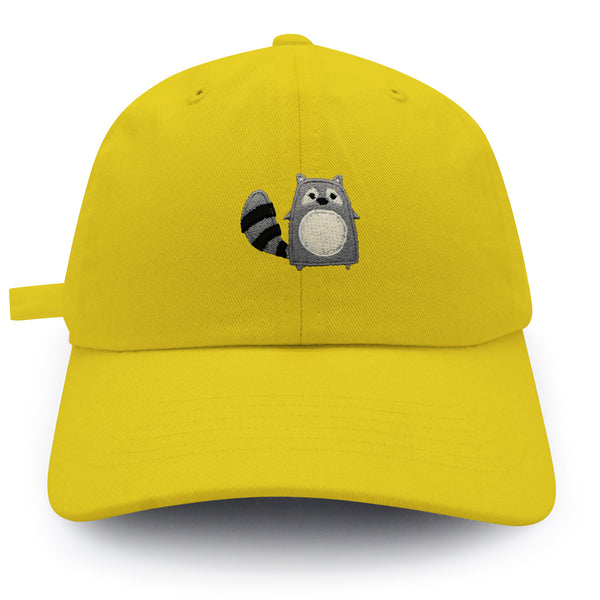 Racoon Dad Hat Embroidered Baseball Cap Cute Zoo