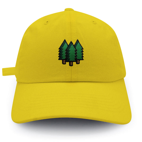 Trees Dad Hat Embroidered Baseball Cap Forest Hiking