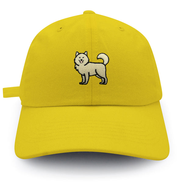 Samoyed Dad Hat Embroidered Baseball Cap Dog Puppy