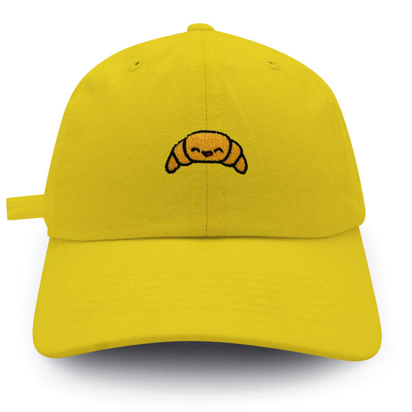 Croissant Dad Hat Embroidered Baseball Cap Bread Foodie