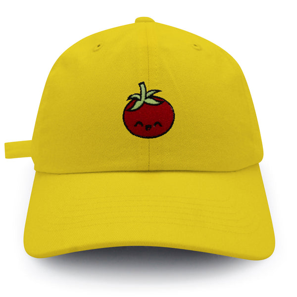 Tomato Dad Hat Embroidered Baseball Cap Vegetable Vegan