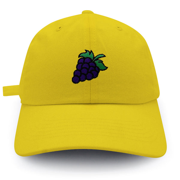 Grape Dad Hat Embroidered Baseball Cap Farm Farmers Vegan